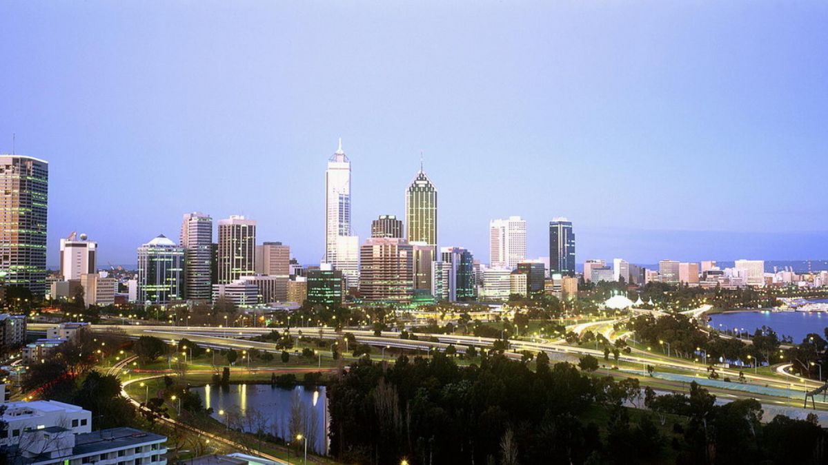 Perth Skyline at Dusk